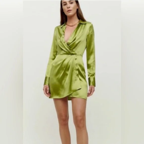Reformation | Dresses | Reformation Alaine Silk Dress Nwot | Poshmark